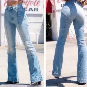 🚚FREE SHIPPING🚚NWT REVICE Venus Flare Jeans Size 29